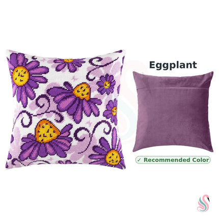 Needlepoint Pillow Kit "Echinacea"