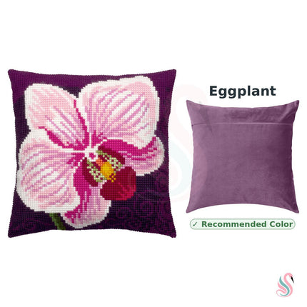 Cross Stitch Pillow Kit "Orchid"