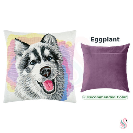 Needlepoint Pillow Kit "Husky"