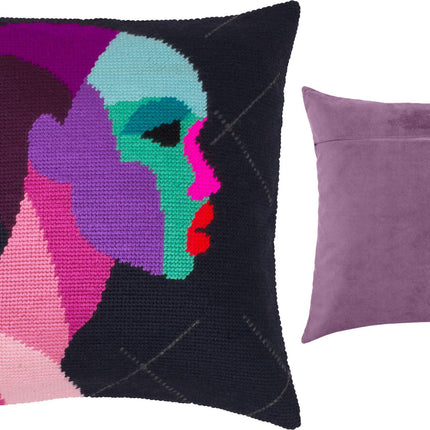 Needlepoint Pillow Kit "Mysteriousness"