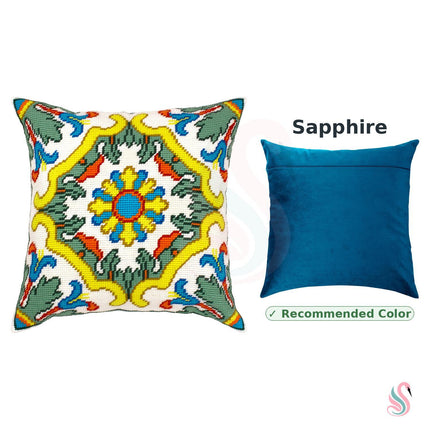 Needlepoint Pillow Kit "Celtic motifs. Autumn"