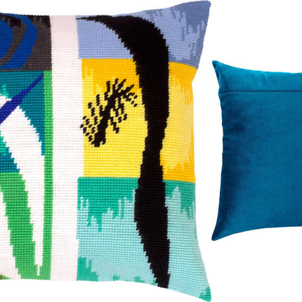Needlepoint Pillow Kit "Beasts of the Sea"