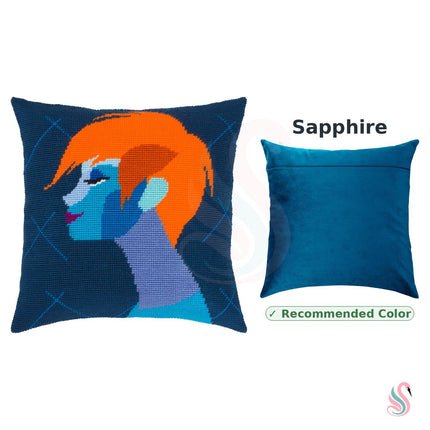 Needlepoint Pillow Kit "Temptation"