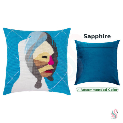 Needlepoint Pillow Kit "Strength"