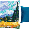 Needlepoint Pillow Kit "Wheat Field with Cypresses"