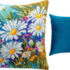 Needlepoint Pillow Kit "Meadow of Daisies"