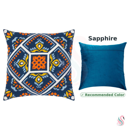 Needlepoint Pillow Kit "Deep Night"