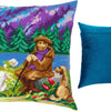 Needlepoint Pillow Kit "Blue Mountains"