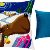 Cross Stitch Pillow Kit "Christmas guest"