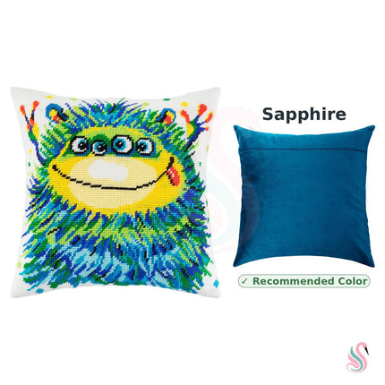 Needlepoint Pillow Kit "Little Monster"