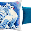 Needlepoint Pillow Kit "White Pigeon"