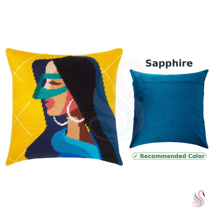 Needlepoint Pillow Kit "Secret"