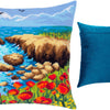 Needlepoint Pillow Kit "Sea coast"