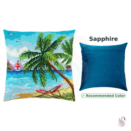 Needlepoint Pillow Kit "Seychelles"