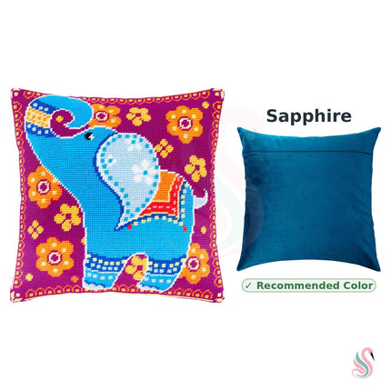 Needlepoint Pillow Kit "A Little Elephant"