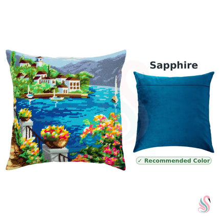 Needlepoint Pillow Kit "Corfu"