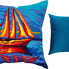 Needlepoint Pillow Kit "Sunsetting"