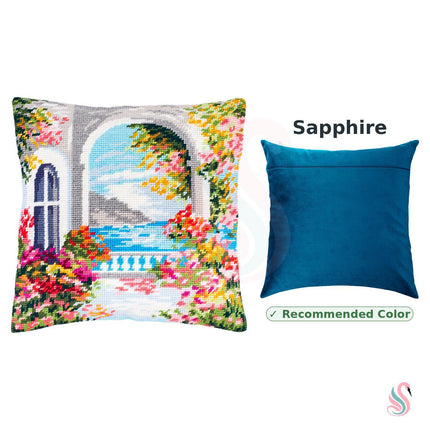 Needlepoint Pillow Kit "Mediterranean"