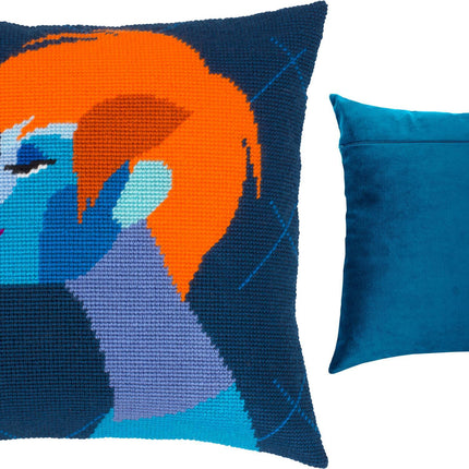 Needlepoint Pillow Kit "Temptation"