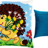 Cross Stitch Pillow Kit "Hedgehog with Dandelions"