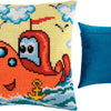 Cross Stitch Pillow Kit "Submarine"