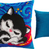 Cross Stitch Pillow Kit "Cat’s Dreams"