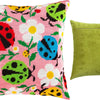 Needlepoint Pillow Kit "Ladybugs and Flowers"
