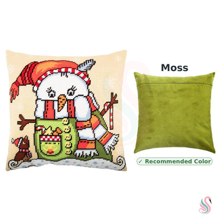 Needlepoint Pillow Kit "Snowman"