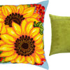 Needlepoint Pillow Kit "Sunflowers and viburnum"