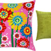 Needlepoint Pillow Kit "Multicolored daisies"