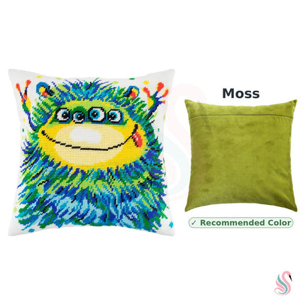 Needlepoint Pillow Kit "Little Monster"