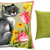 Needlepoint Pillow Kit "Kitty"