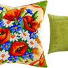 Needlepoint Pillow Kit "Bouquet of Wildflower"