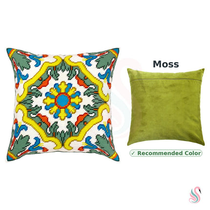 Needlepoint Pillow Kit "Celtic motifs. Autumn"