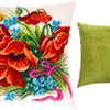 Needlepoint Pillow Kit "Flower arrangement"