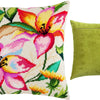 Needlepoint Pillow Kit "Lilies in Watercolor"