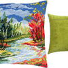 Needlepoint Pillow Kit "Rubies of Autumn"