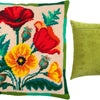 Needlepoint Pillow Kit "Bouquet of Poppies"
