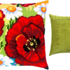 Cross Stitch Pillow Kit "Poppies with daisies"