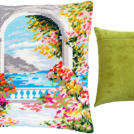 Needlepoint Pillow Kit "Mediterranean"