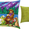 Needlepoint Pillow Kit "Blue Mountains"