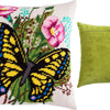 Needlepoint Pillow Kit "Swallowtail on Field Bindweed"