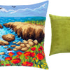Needlepoint Pillow Kit "Sea coast"