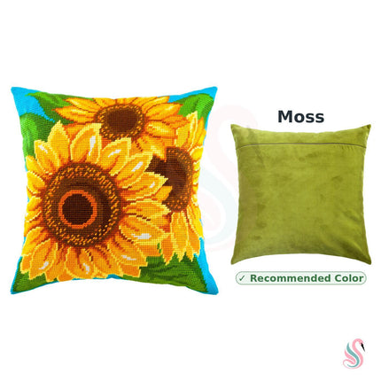 Needlepoint Pillow Kit "Sunflowers"