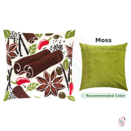 Needlepoint Pillow Kit "Cinnamon"