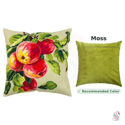 Needlepoint Pillow Kit "Apple Tree Branch"