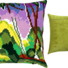 Cross Stitch Pillow Kit "Riverbank, H. Matisse"