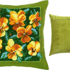 Needlepoint Pillow Kit "Golden Bouquet"