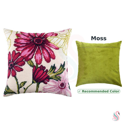 Needlepoint Pillow Kit "Asters"