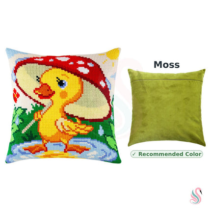 Cross Stitch Pillow Kit "Duckling"
